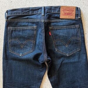 Levi's Men's Matchstick Deep Indigo Slim Jeans 32 x 30